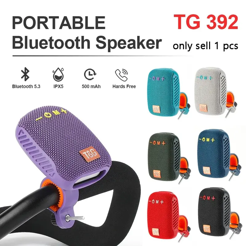 AuraHub RideWave Portable Bike Speaker